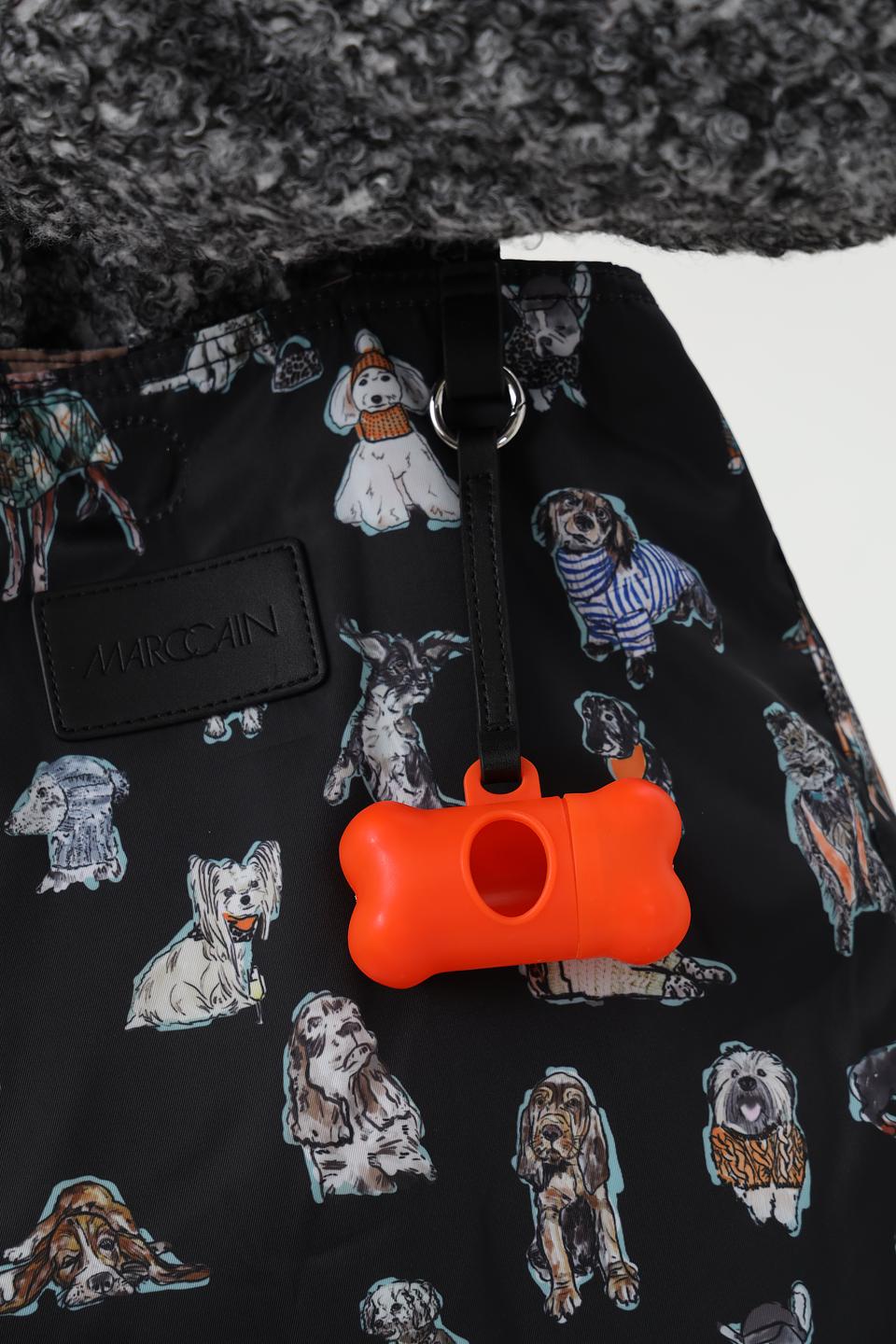 Сумка Marc Cain с принтом собак