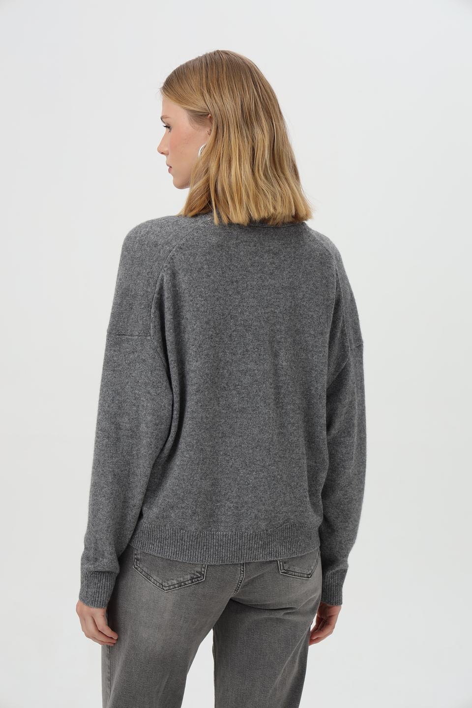 Жакет Oui женский серый