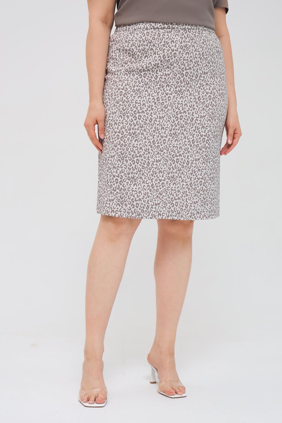 Юбка Frank Walder с леопардовым принтом