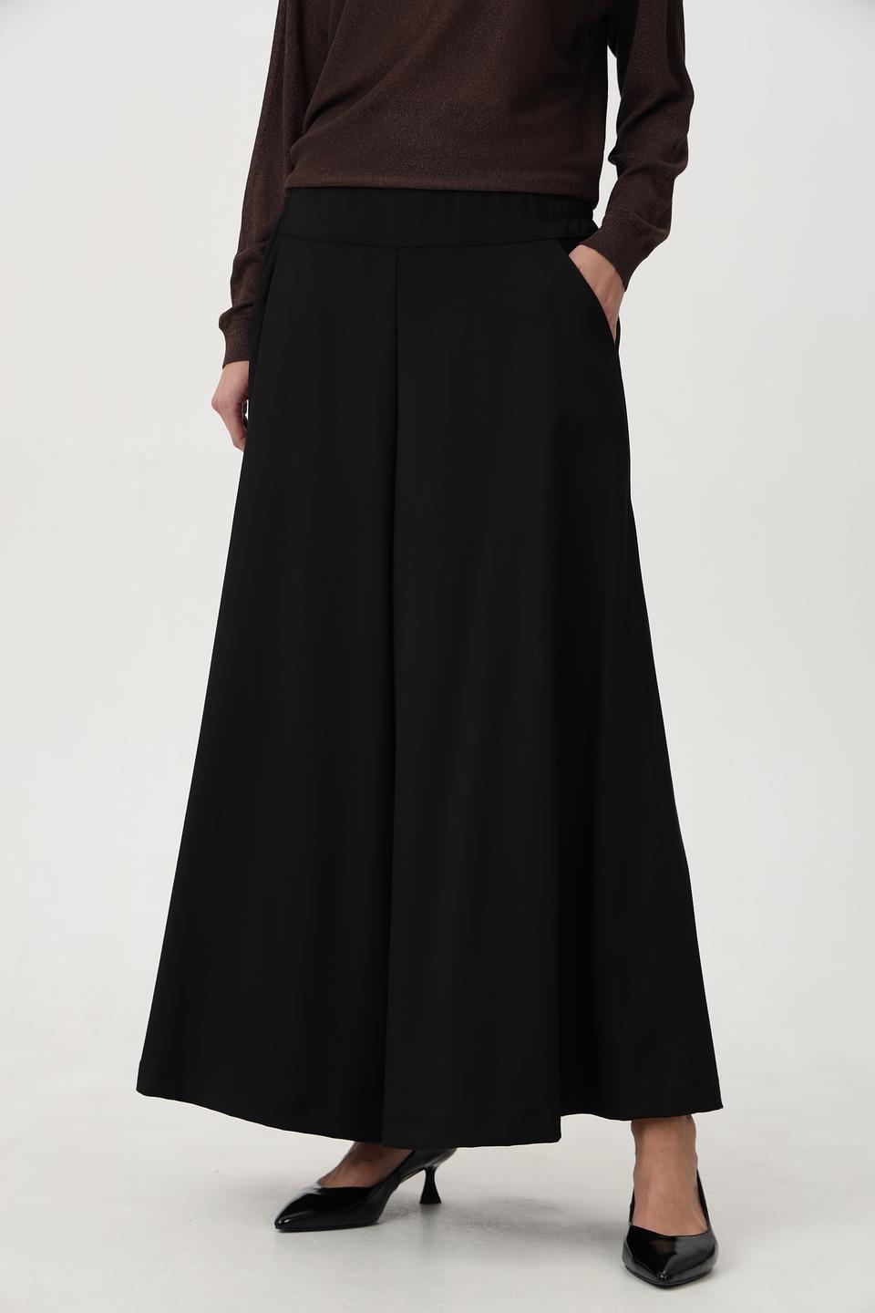 Брюки-клёш Croche чёрные