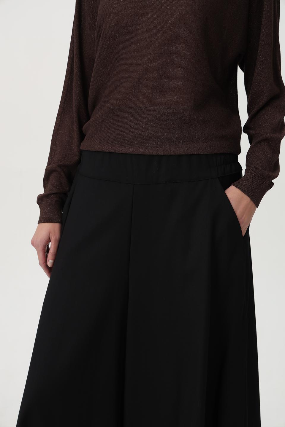 Брюки-клёш Croche чёрные