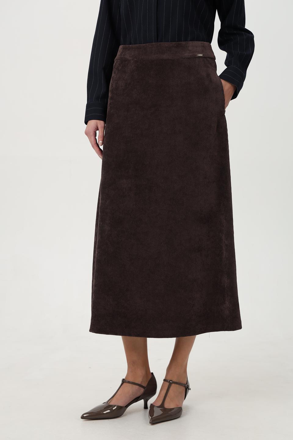 Юбка Cinque вельветовая миди