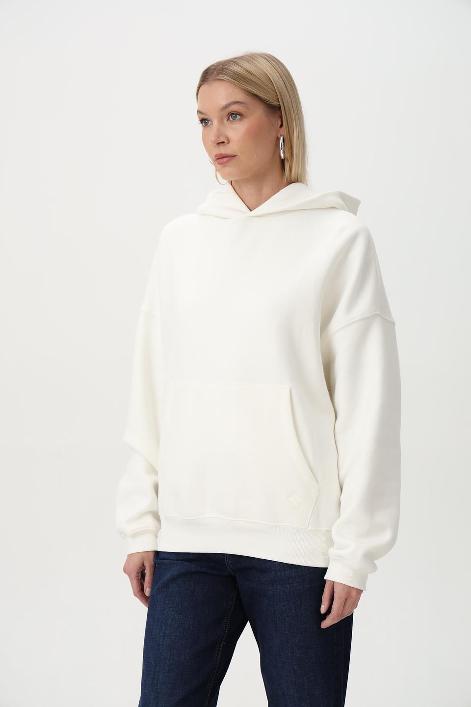 Толстовка Rich and Royal молочная