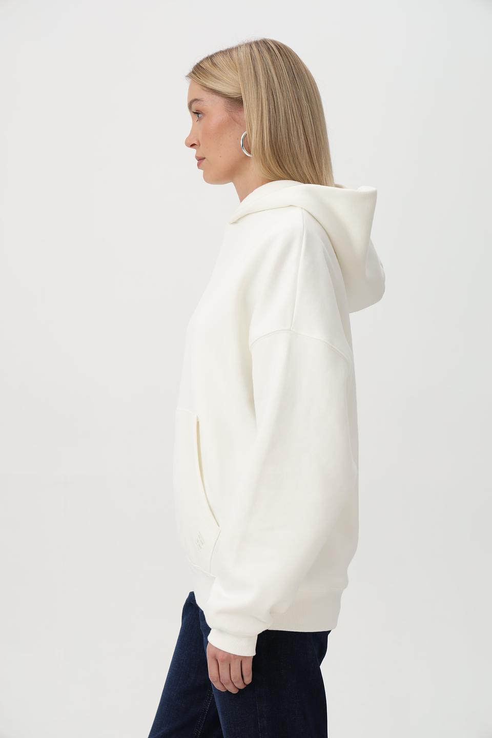 Толстовка Rich and Royal молочная