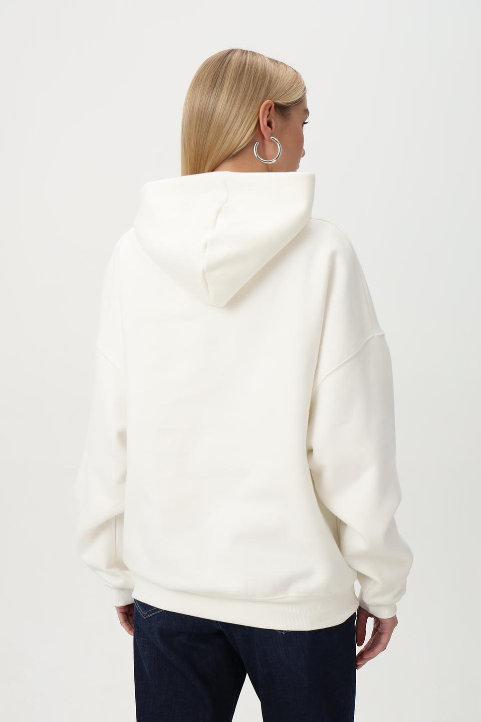 Толстовка Rich and Royal молочная