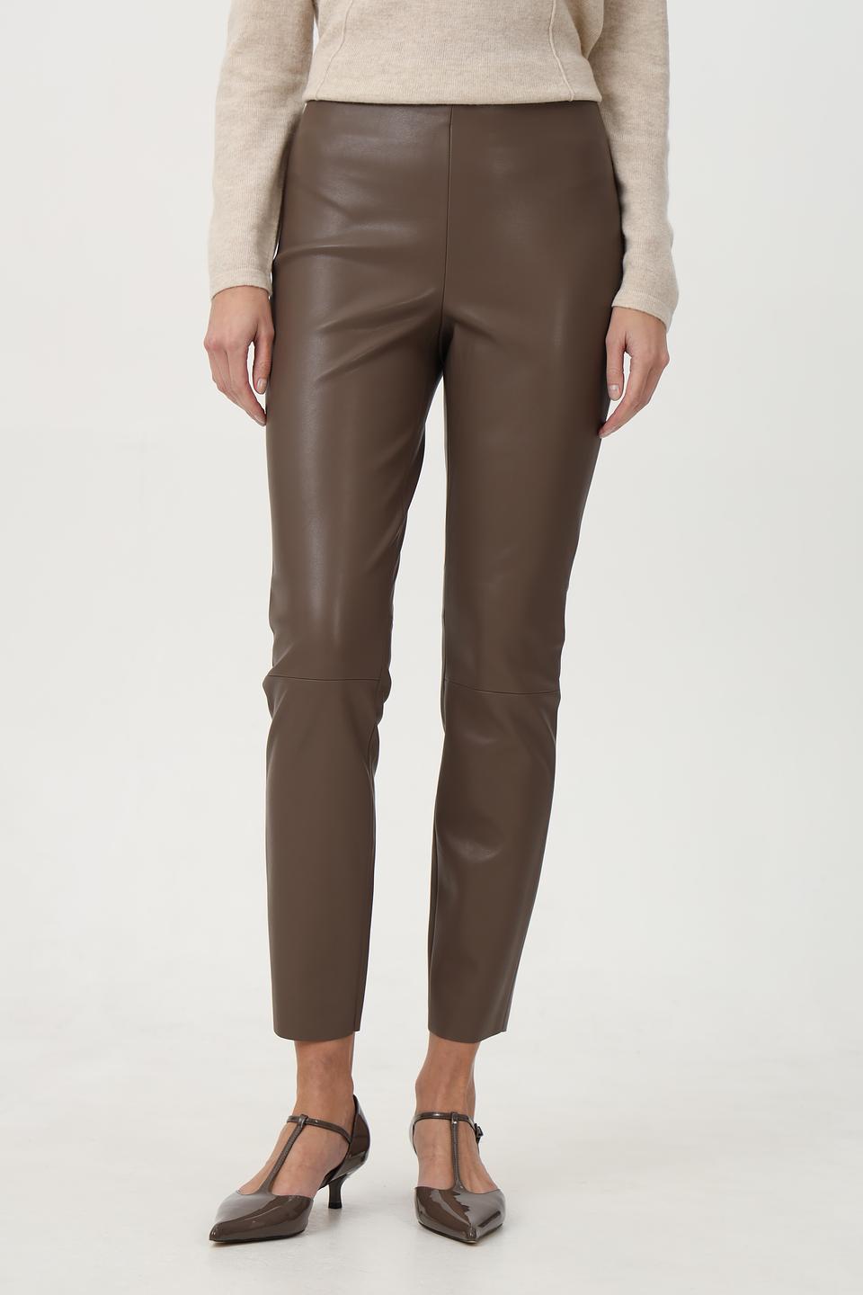 Брюки Oui из экокожи