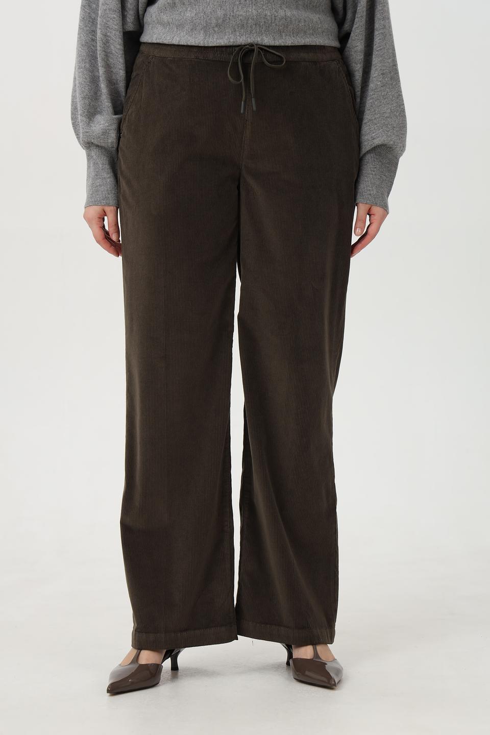 Брюки вельветовые Angels хаки