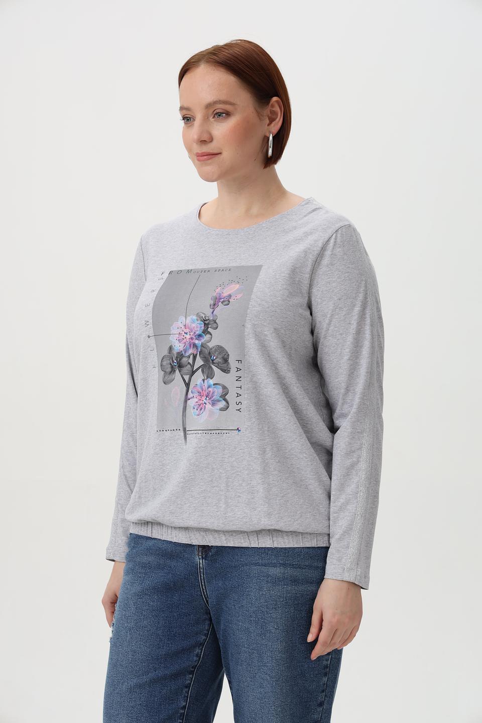 Лонгслив Olsen с цветочным принтом