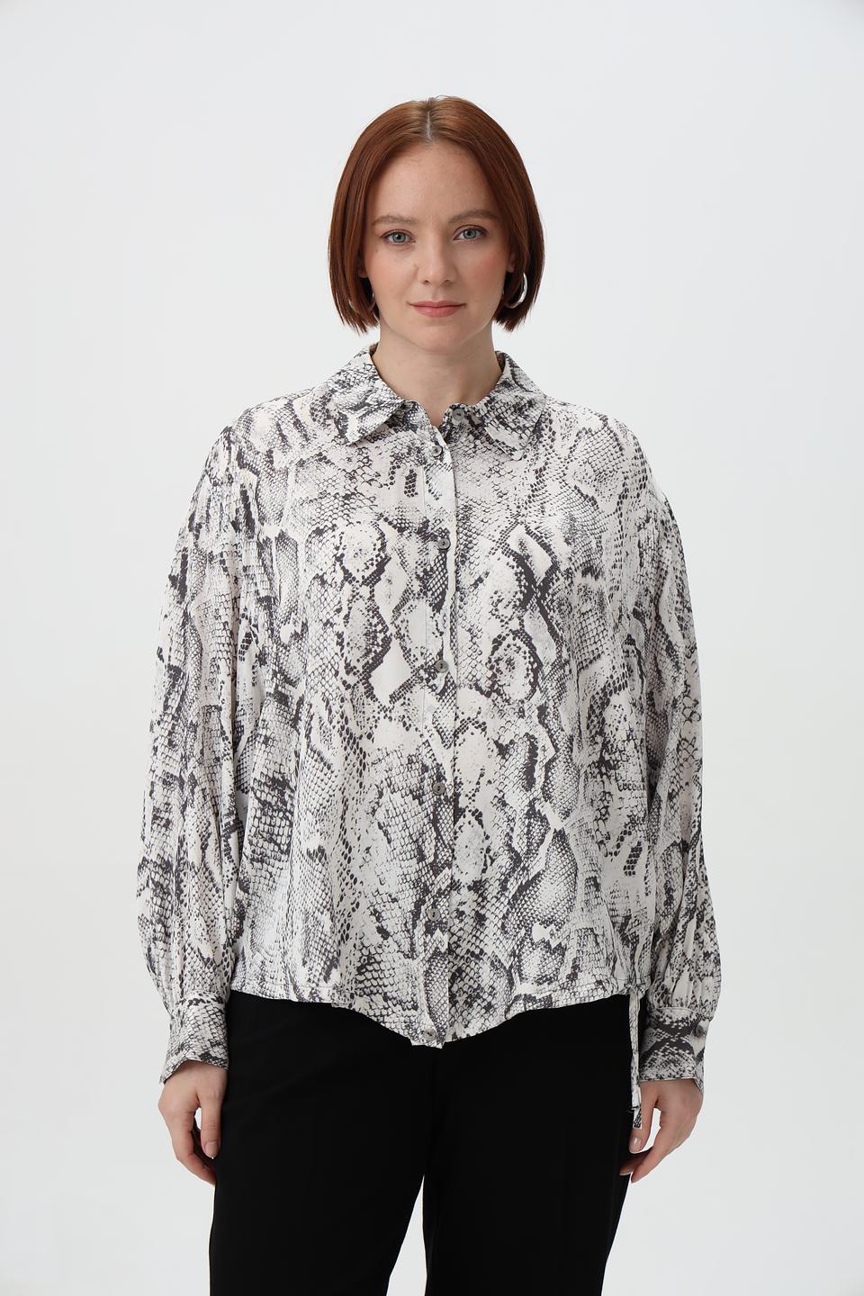 Блузка Tuzzi с принтом змеи