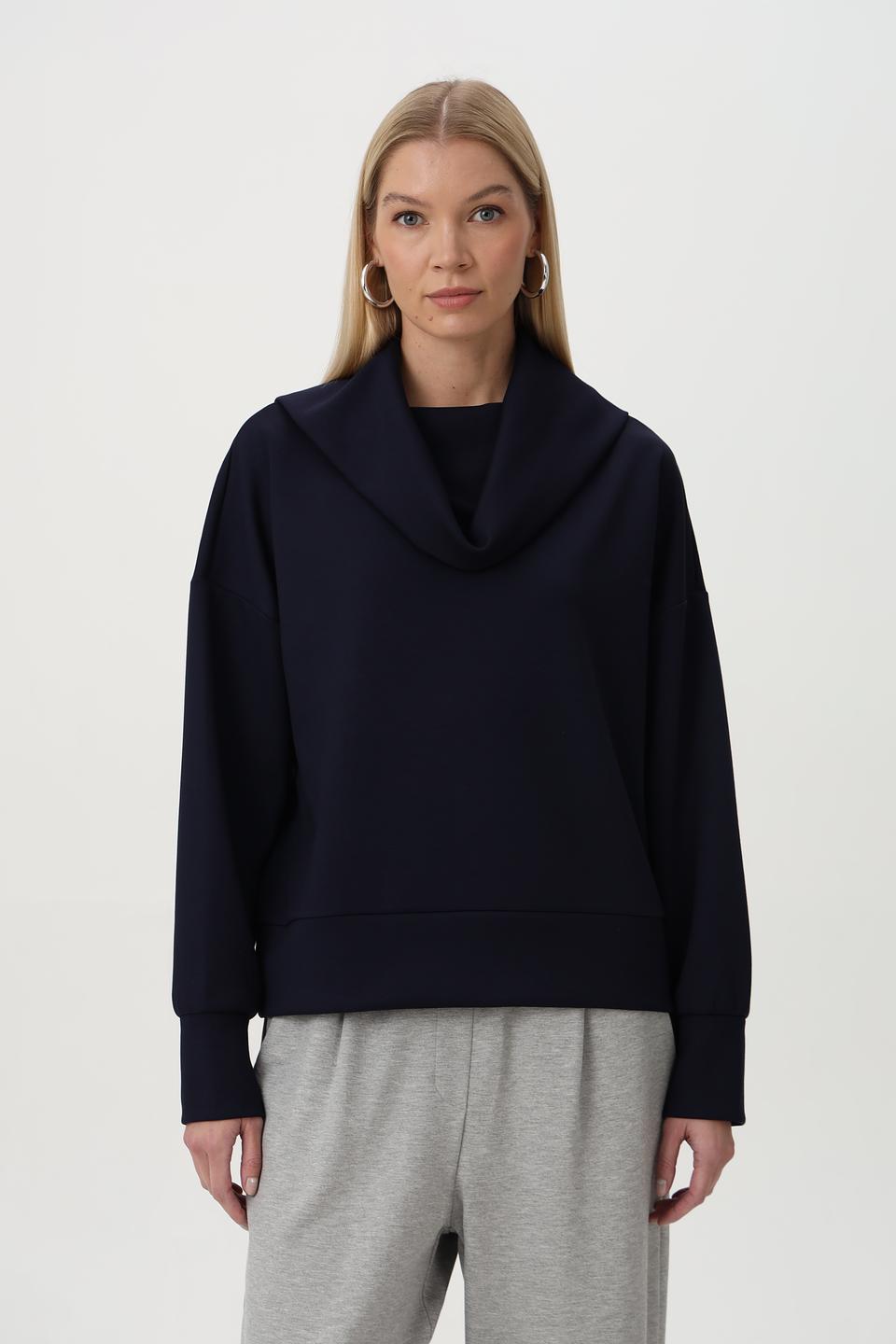 Пуловер Rich and Royal с воротником-хомутом