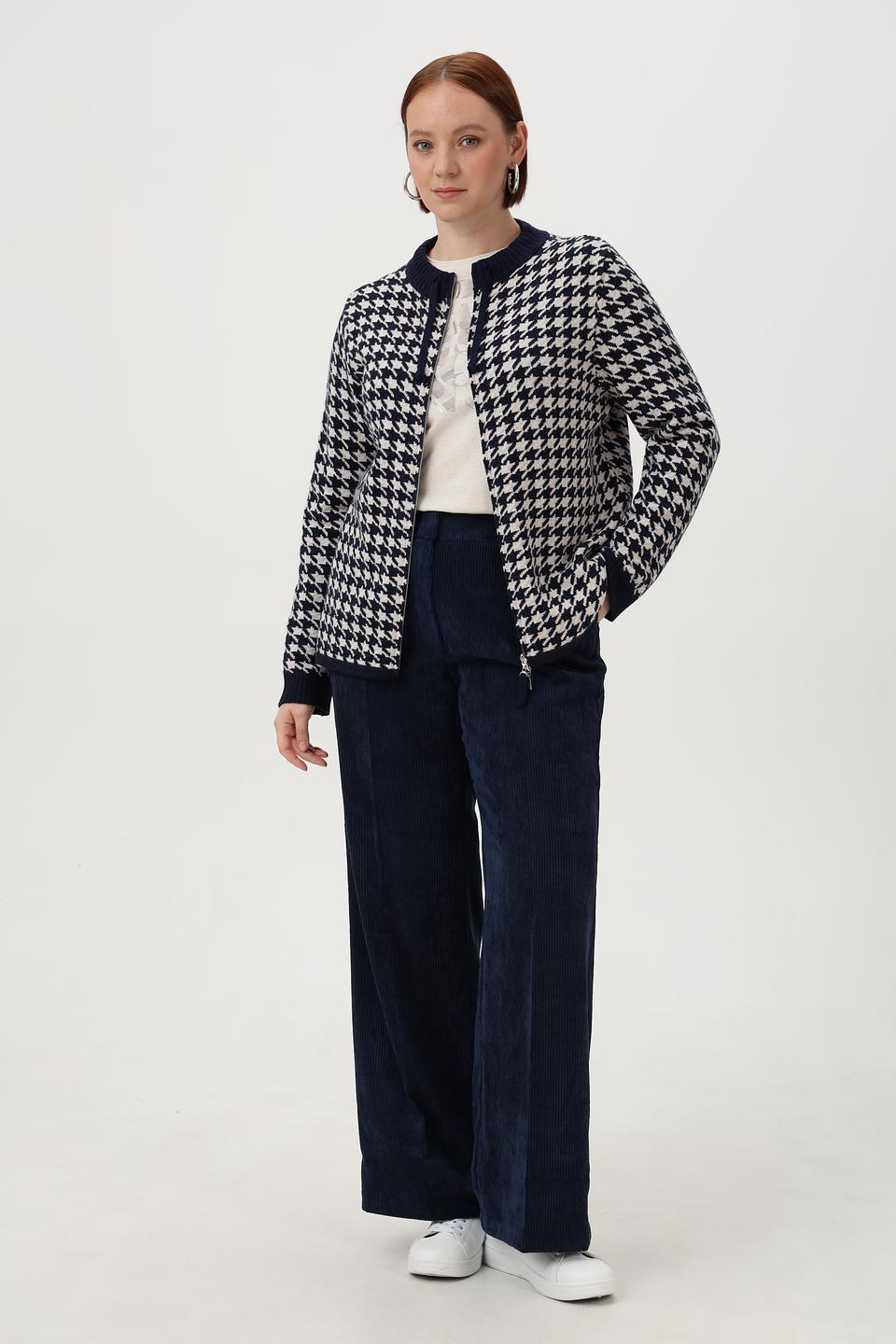 Жакет Olsen в клетку «гусиная лапка»