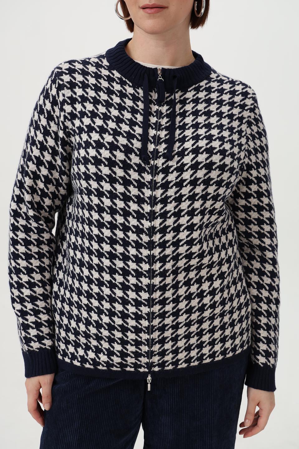 Жакет Olsen в клетку «гусиная лапка»