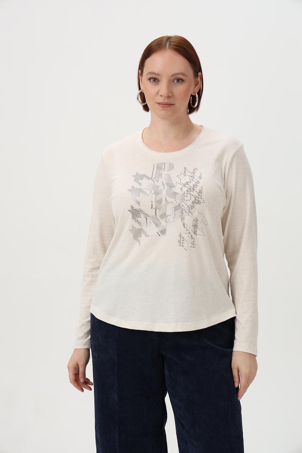 Лонгслив Olsen с цветочным принтом