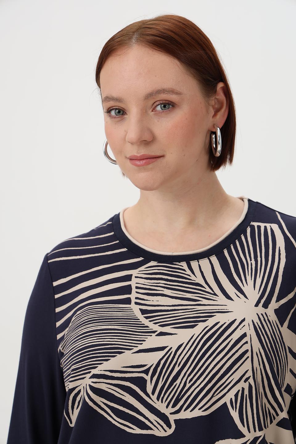 Блузка Barbara Lebek с принтом