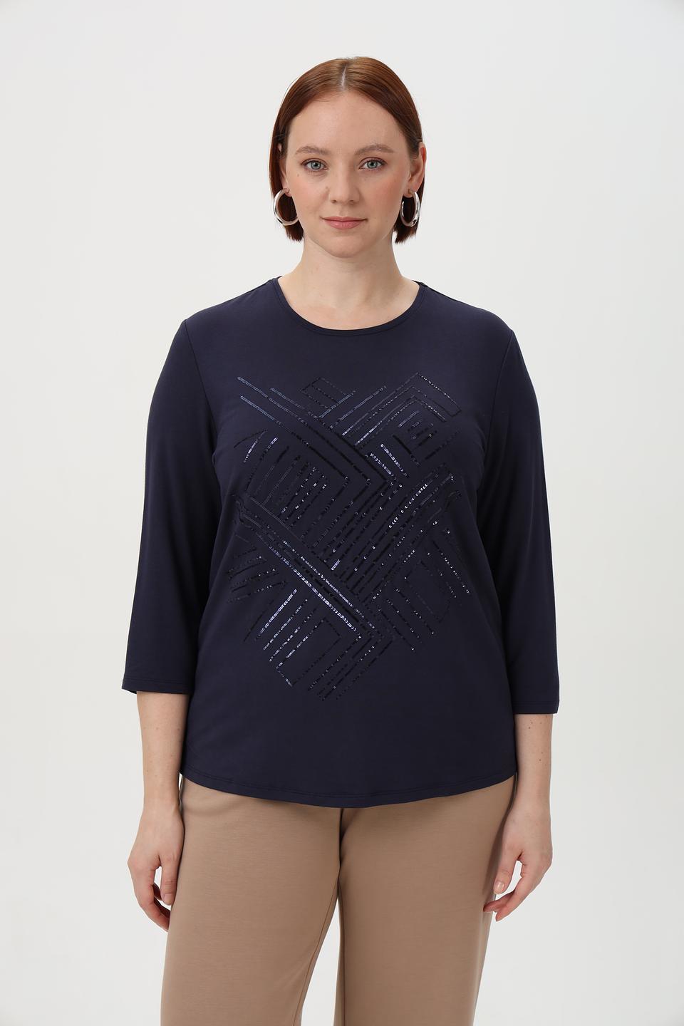 Блузка Barbara Lebek с вышивкой