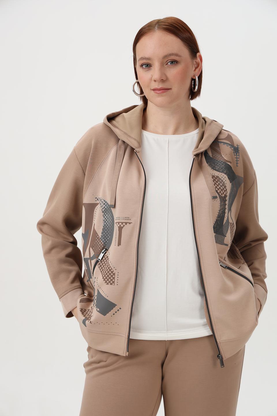 Худи Barbara Lebek с принтом