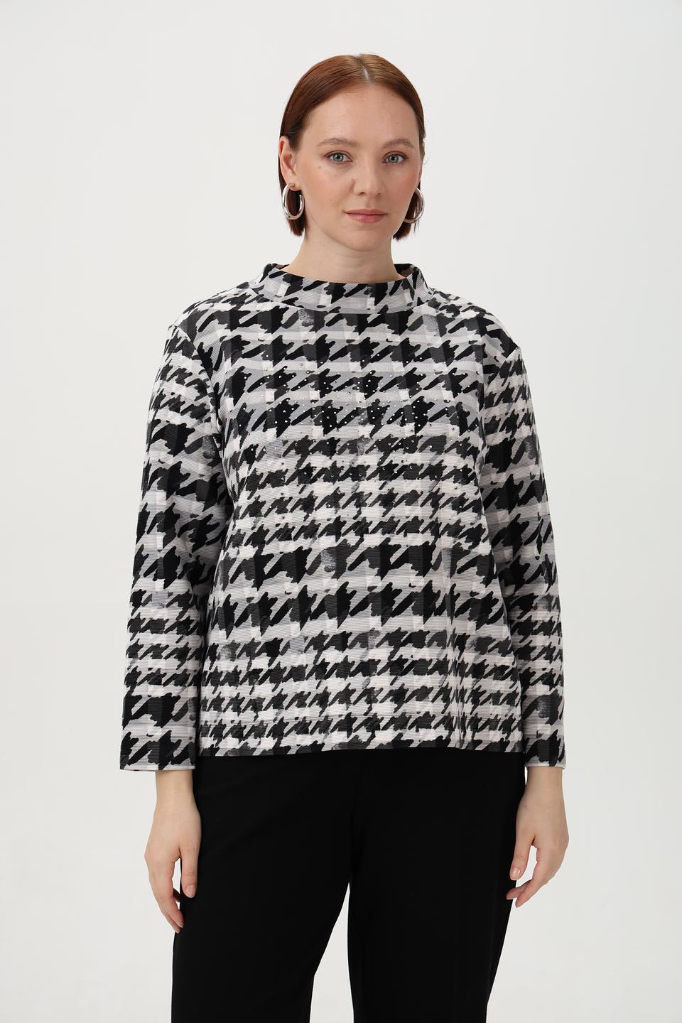 Пуловер Rabe collection в клетку