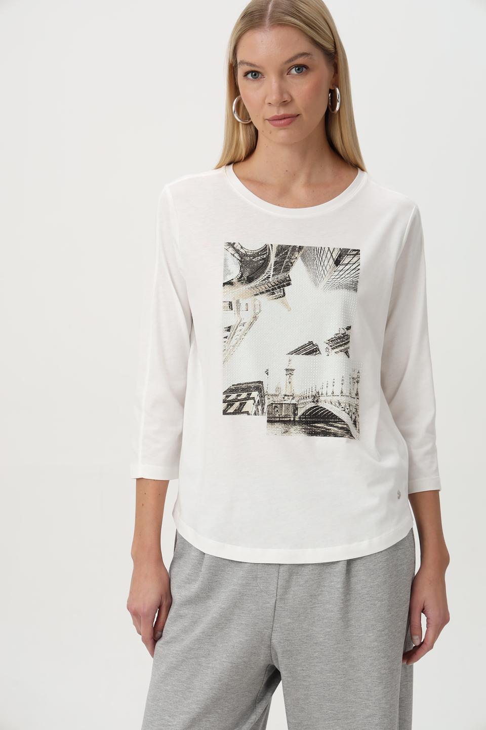 Лонгслив Monari с принтом