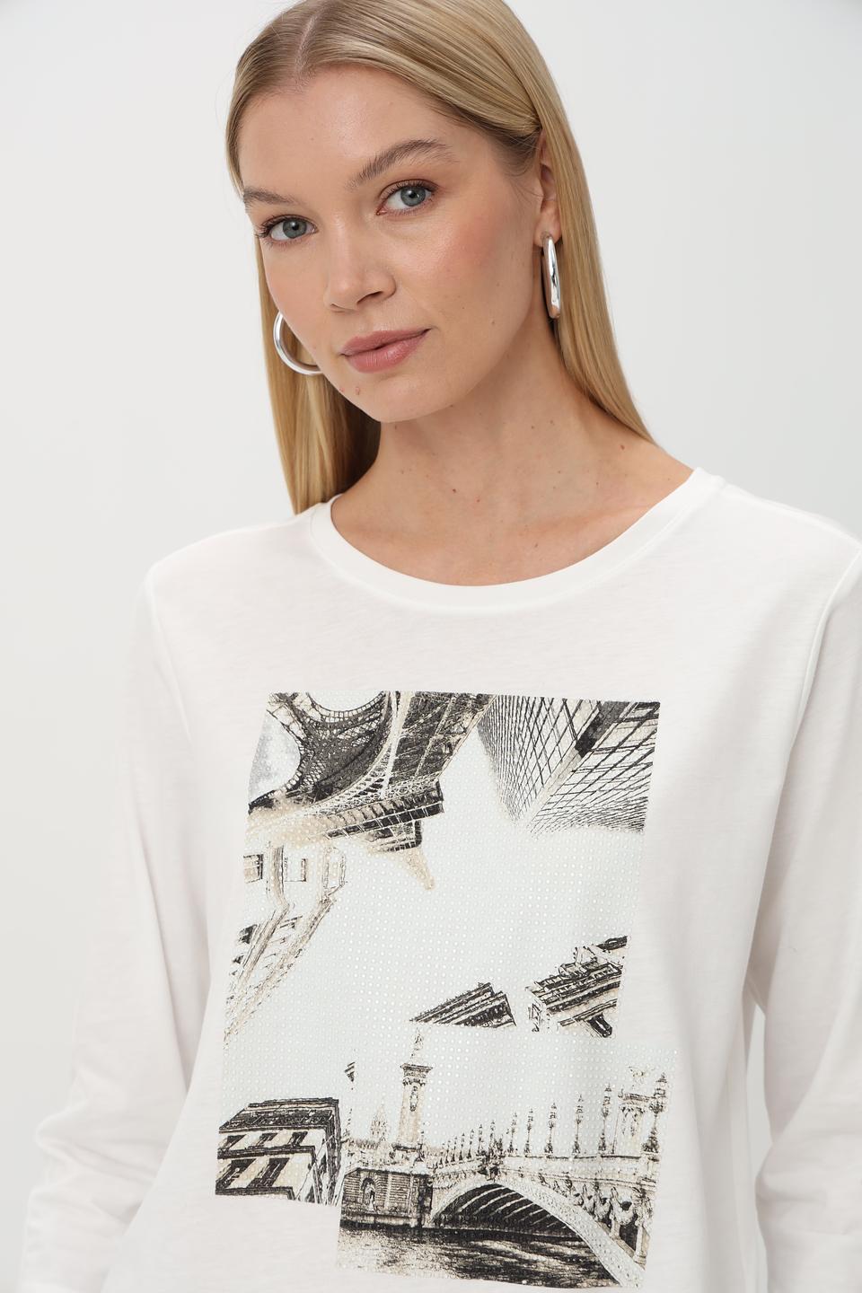 Лонгслив Monari с принтом