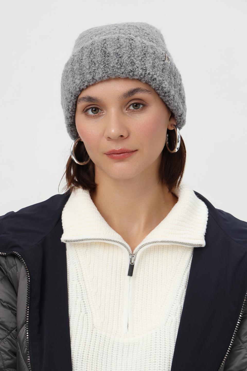 Шапка Roeckl вязаная серая