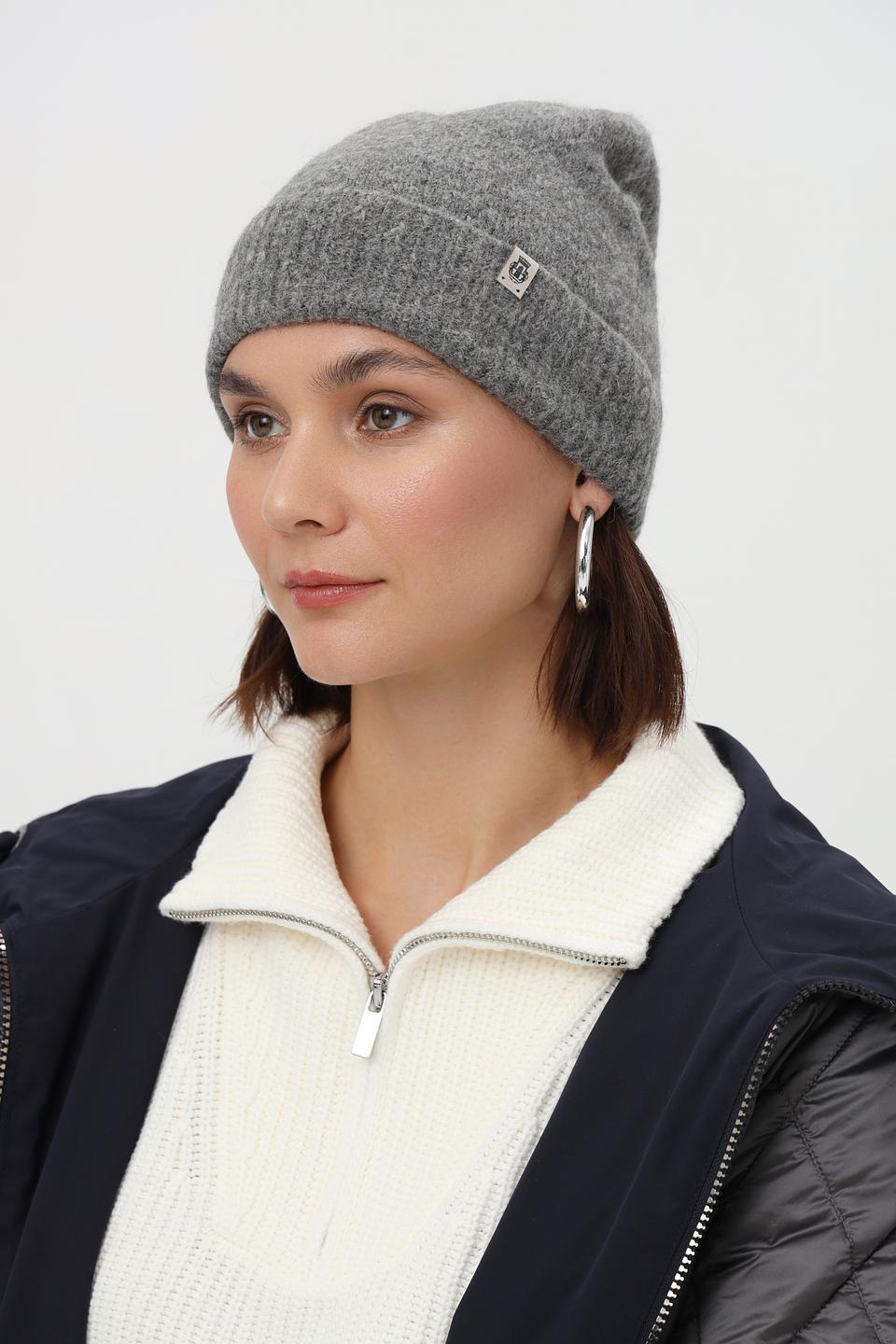 Шапка Roeckl вязаная серая