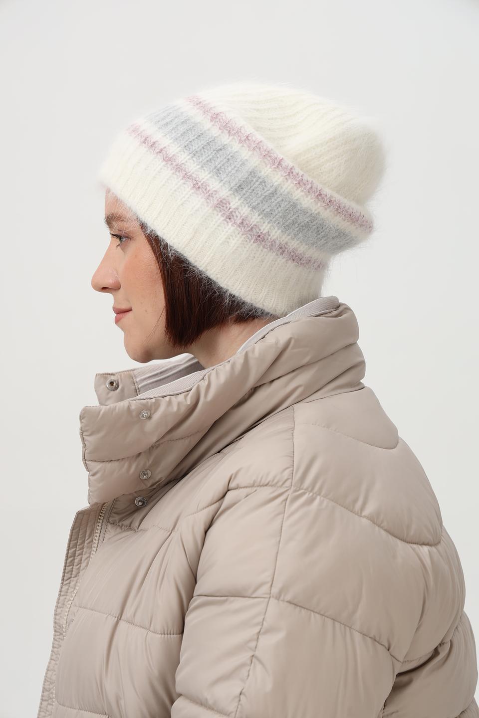 Шапка Seeberger в полоску