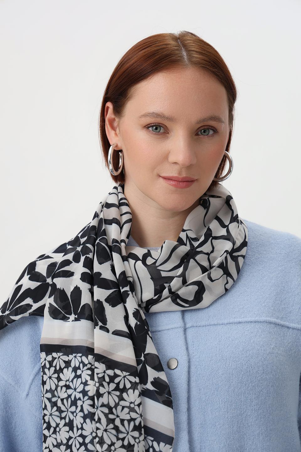 Шарф Frank Walder с цветочным принтом