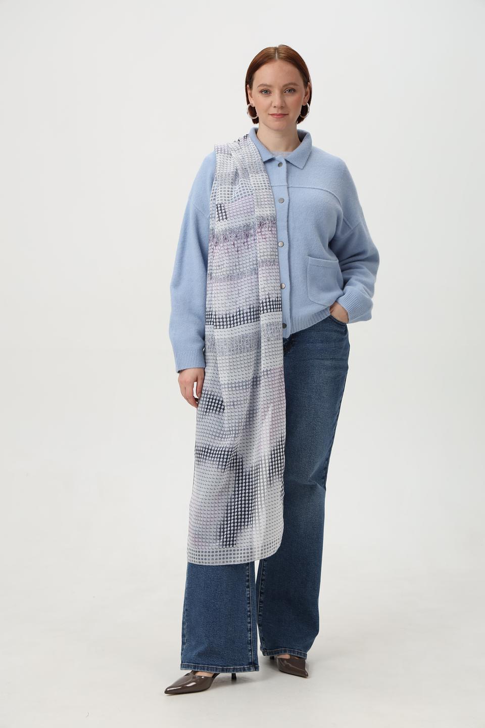 Шарф Frank Walder с геометрическим принтом