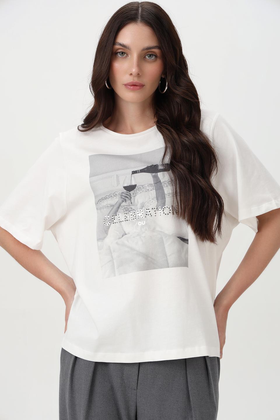 Футболка Oui с принтом Celebration