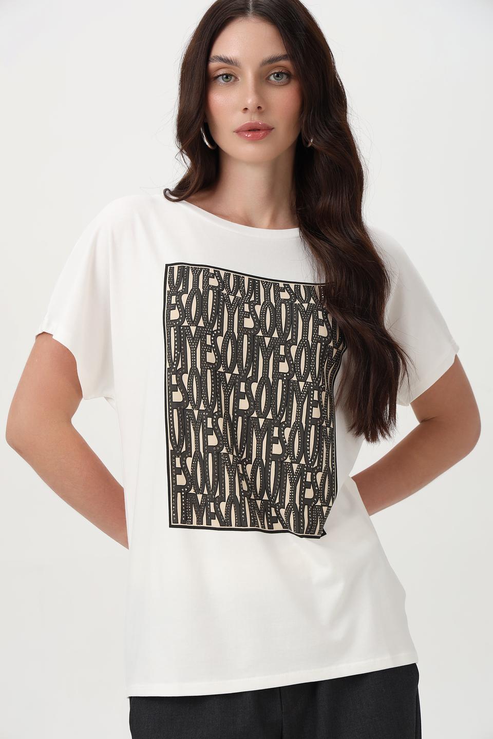 Футболка Oui с принтом