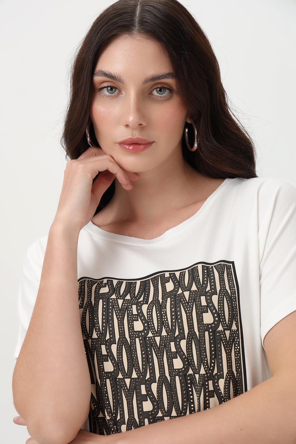 Футболка Oui с принтом