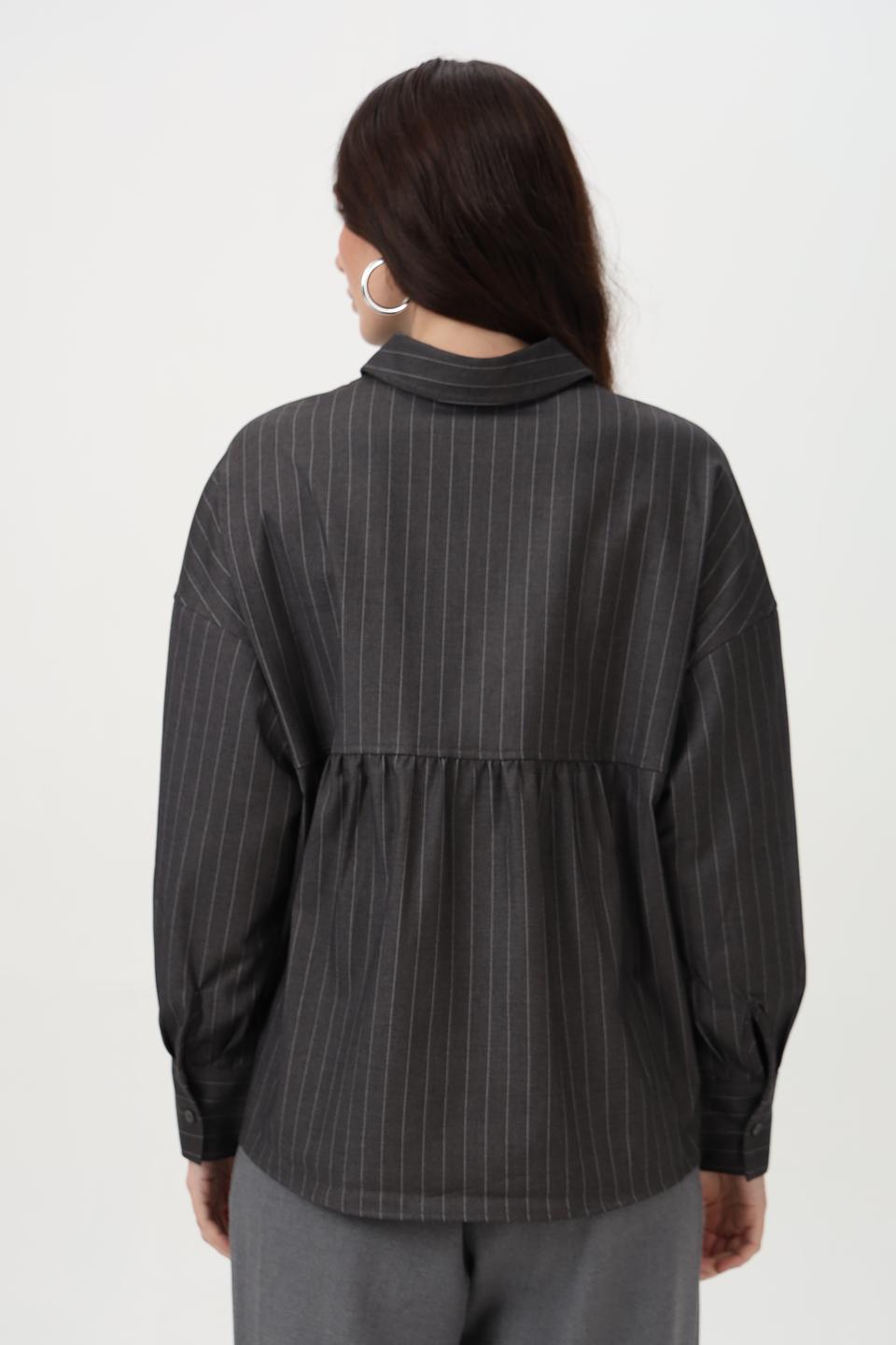 Блузка Lecomte в полоску