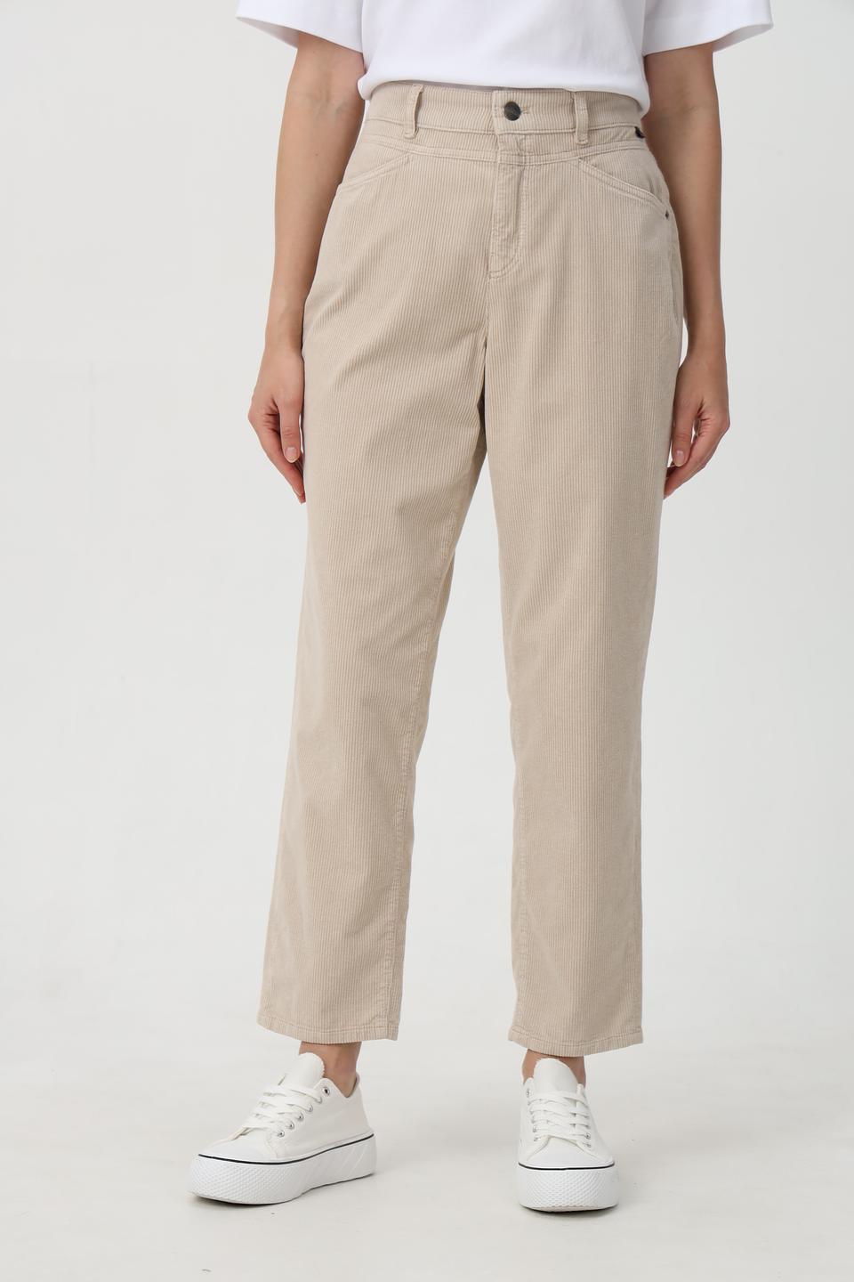 Брюки вельветовые Marc Cain бежевые