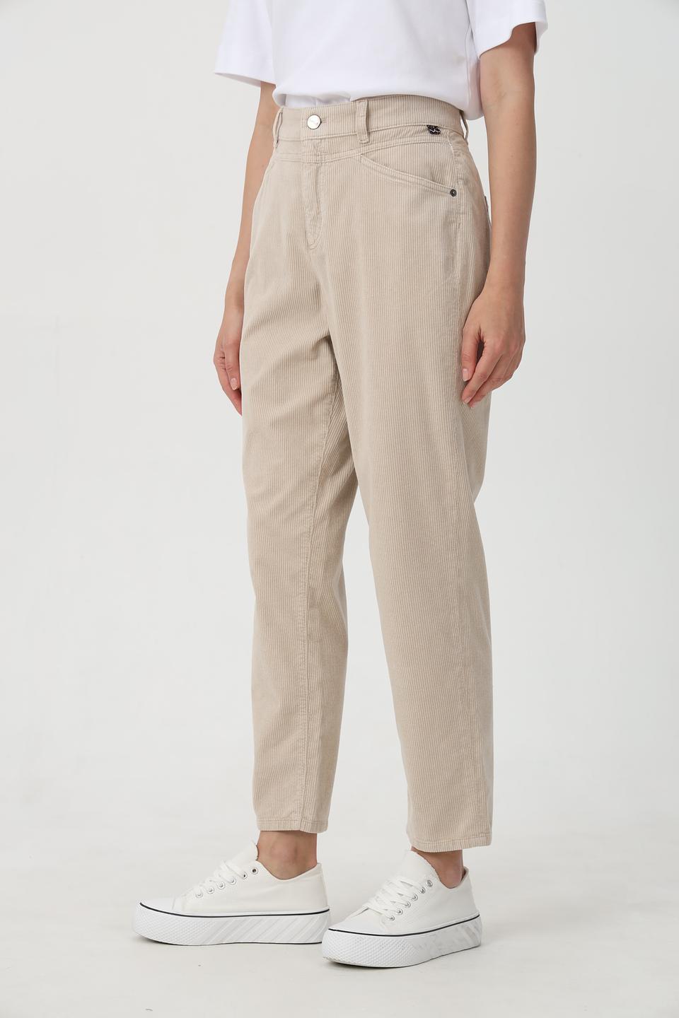 Брюки вельветовые Marc Cain бежевые