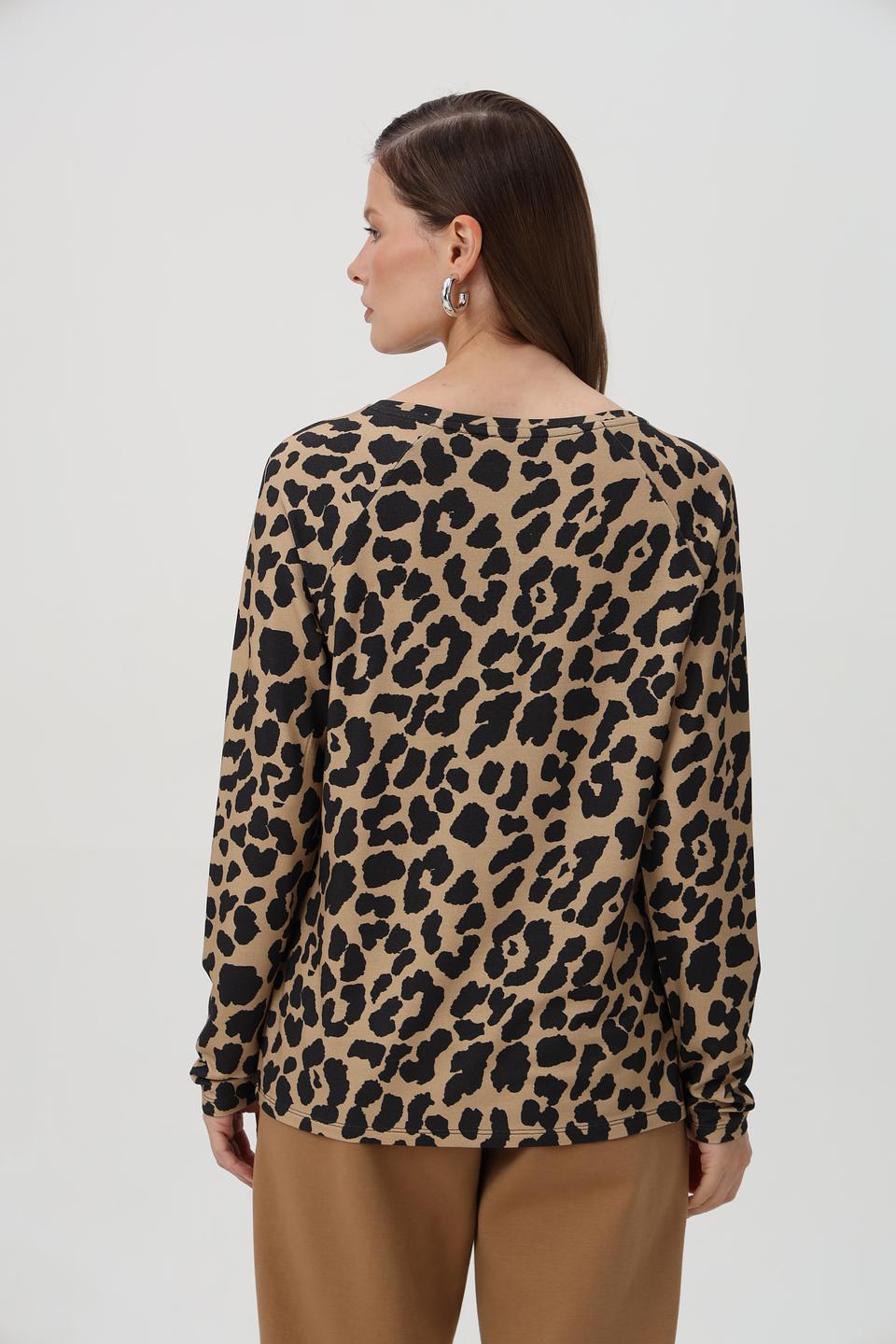 Футболка Monari с леопардовым принтом