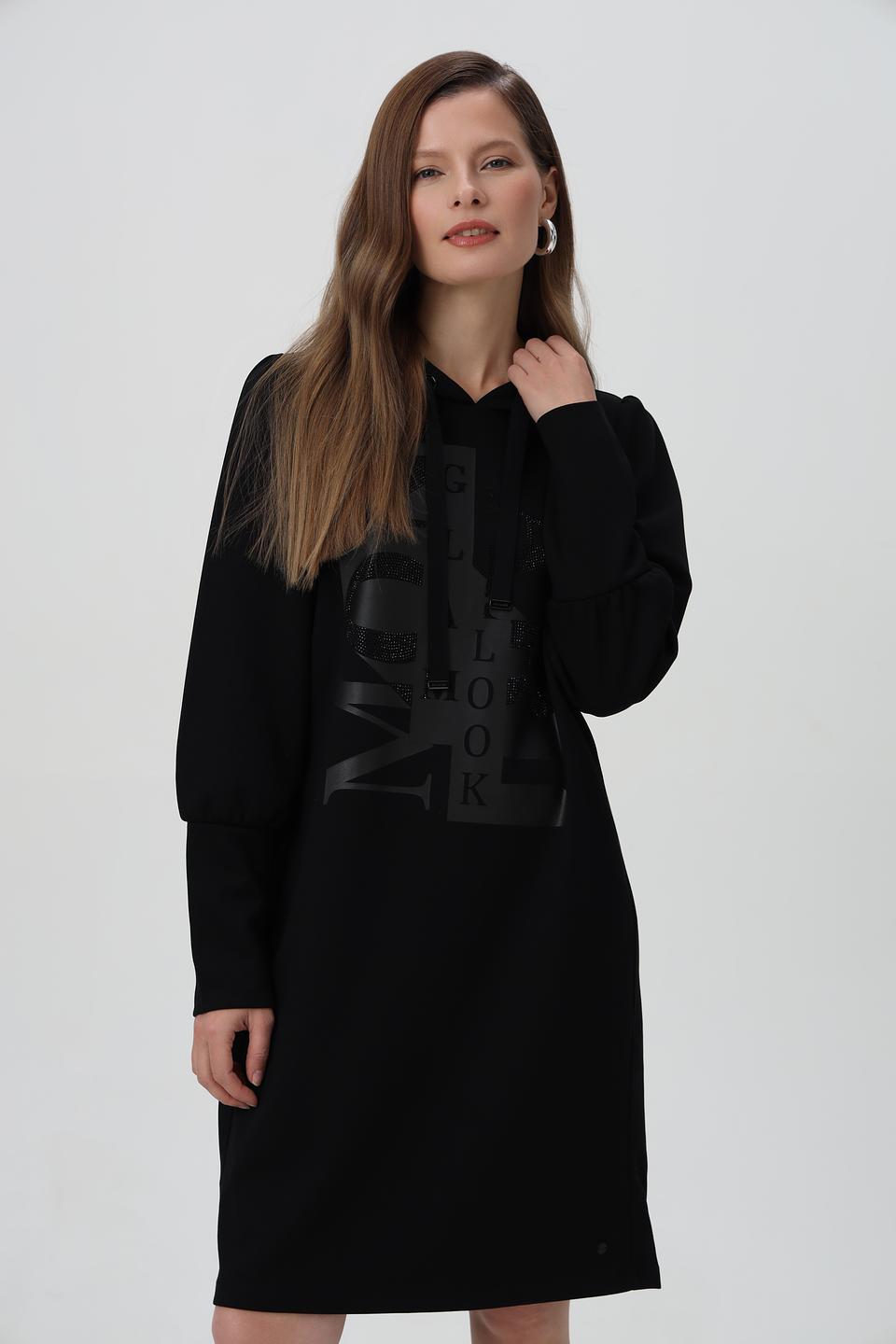 Платье-худи Monari с декором