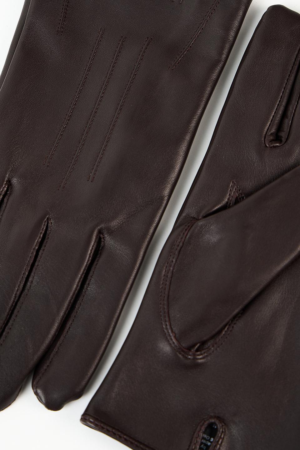 Перчатки Bugatti ACC кожа коричневые