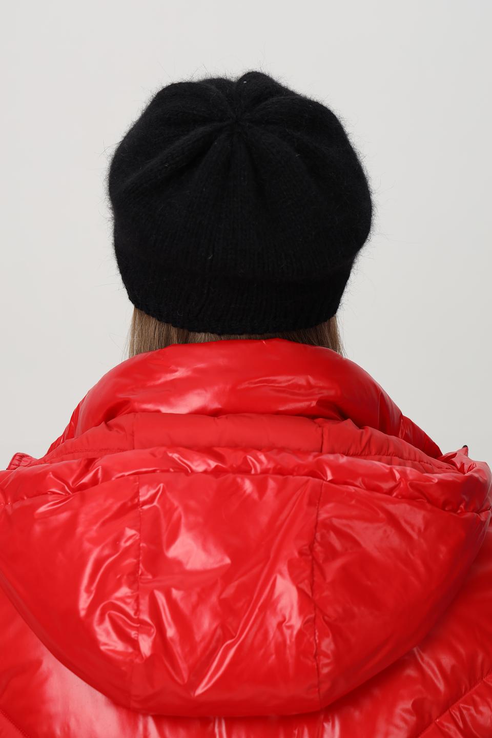 Шапка Julia Florenzi вязаная черная