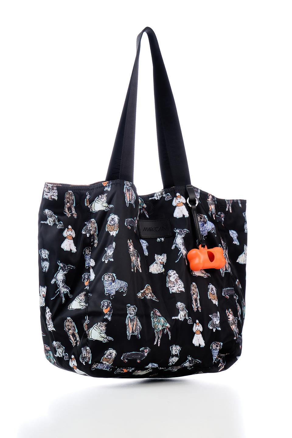 Сумка Marc Cain с принтом собак