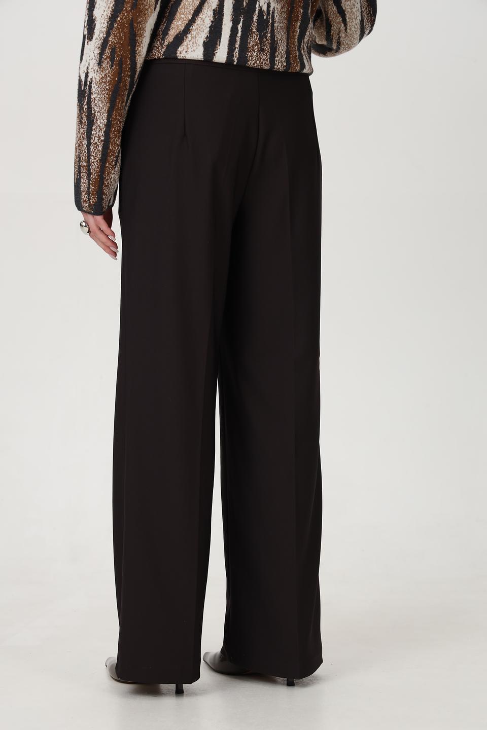 Брюки Oui клёш черные