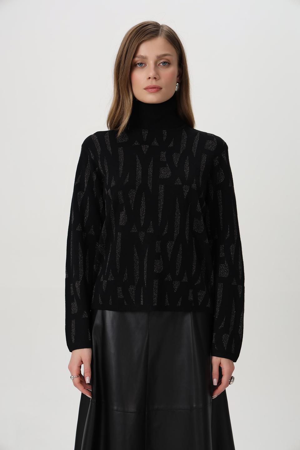 Пуловер Oui с узором