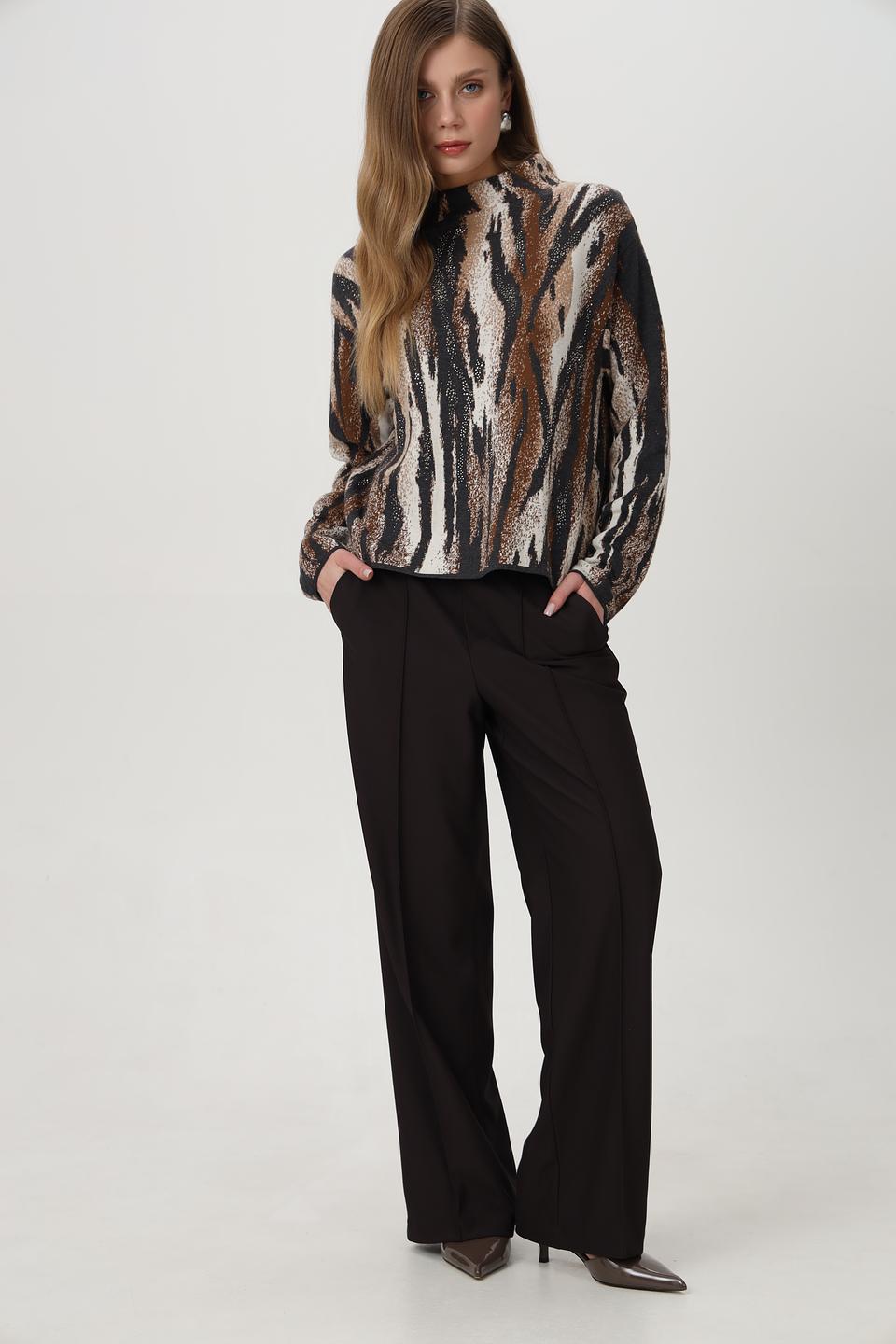 Пуловер Monari с принтом