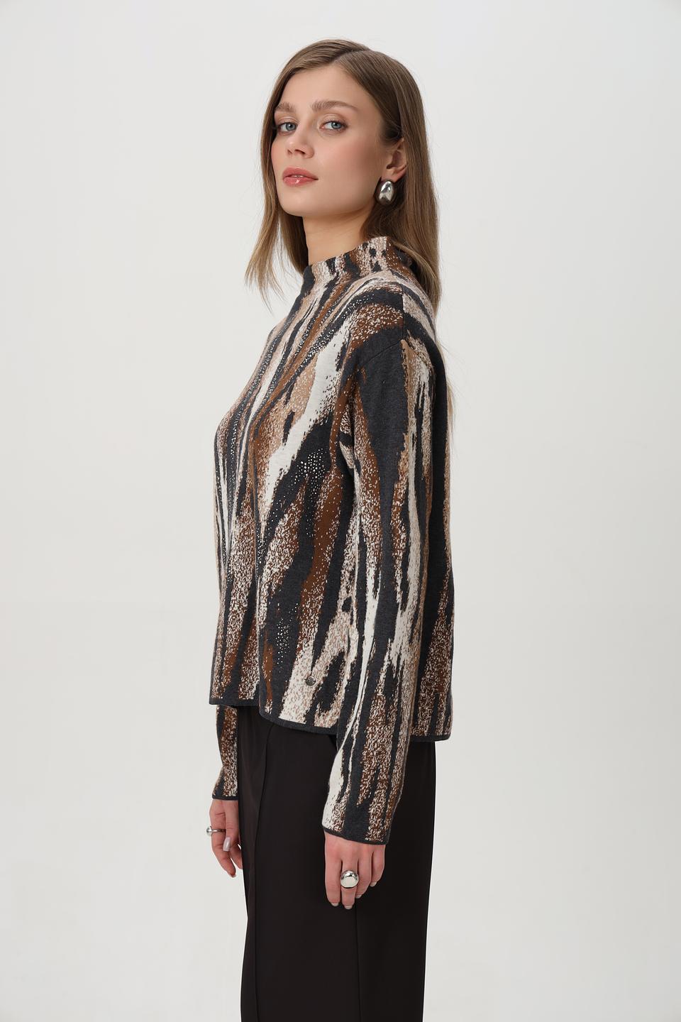 Пуловер Monari с принтом