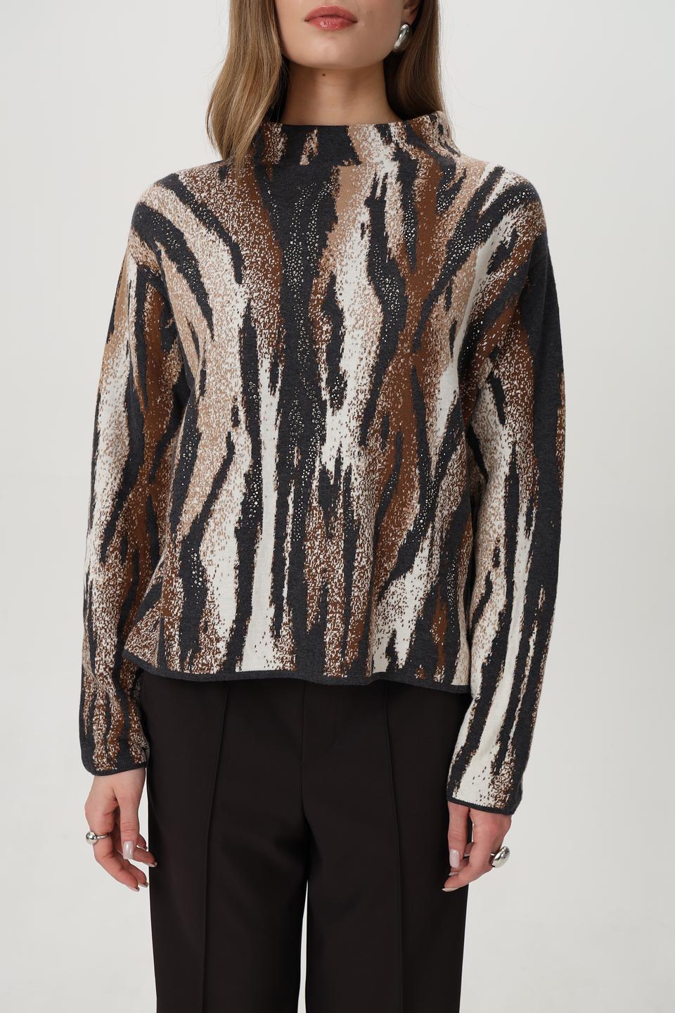 Пуловер Monari с принтом