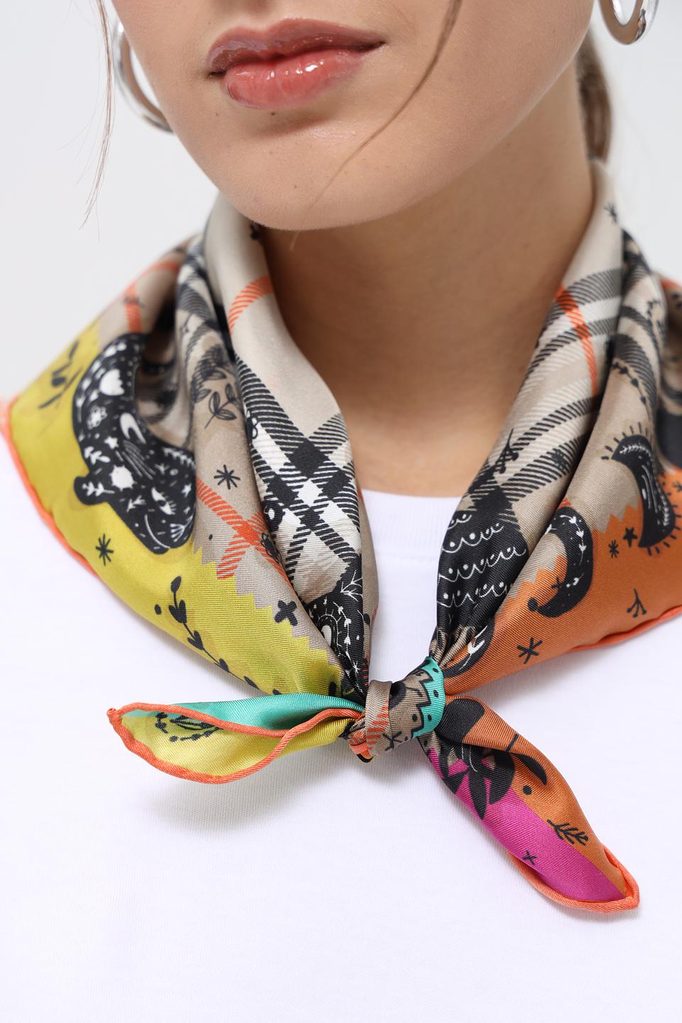 Платок Fraas с принтом