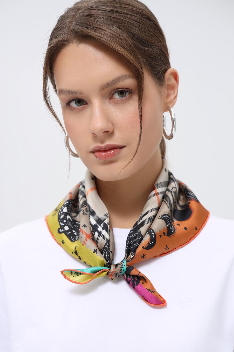 Платок Fraas с принтом