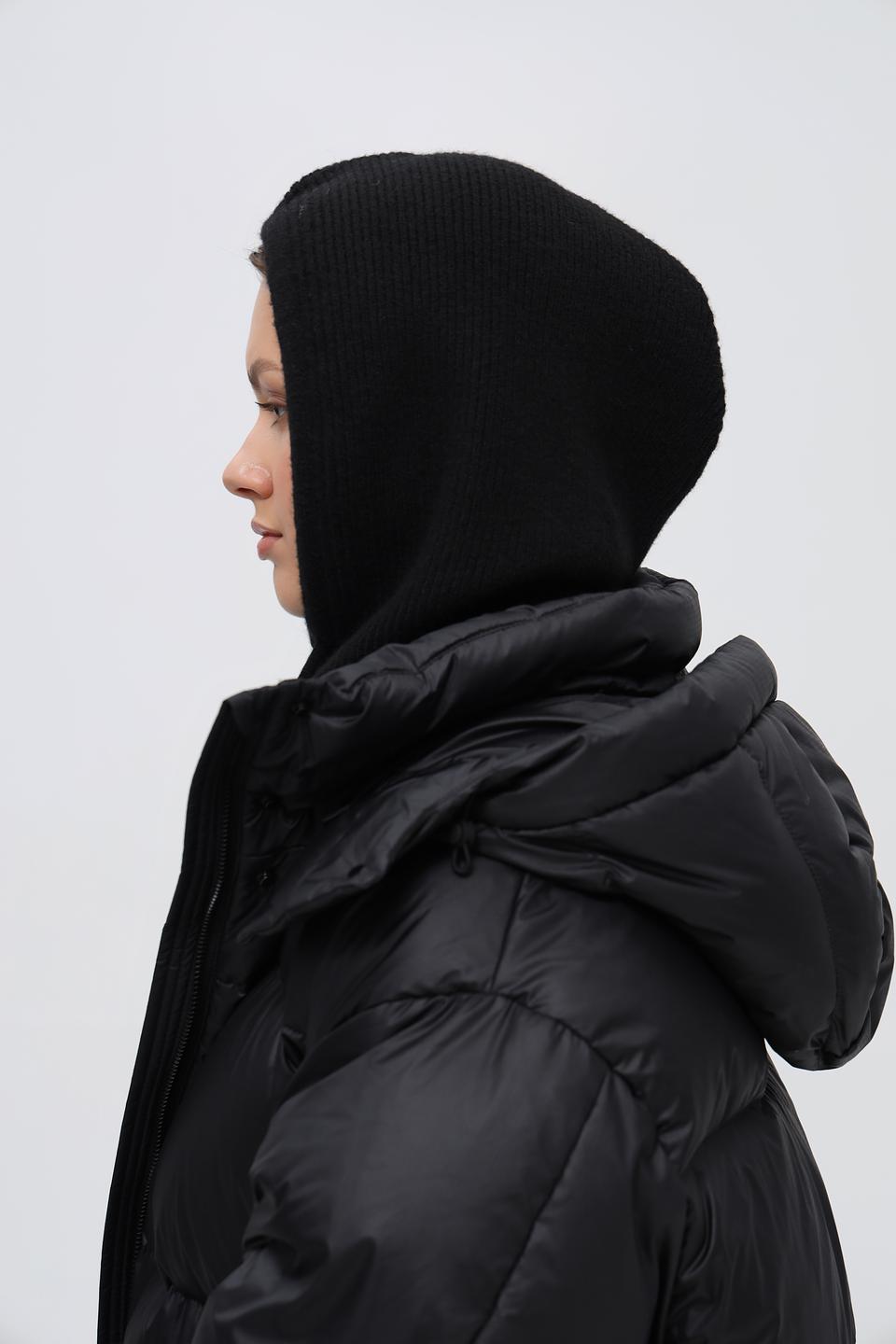 Шапка Fraas вязаная черная