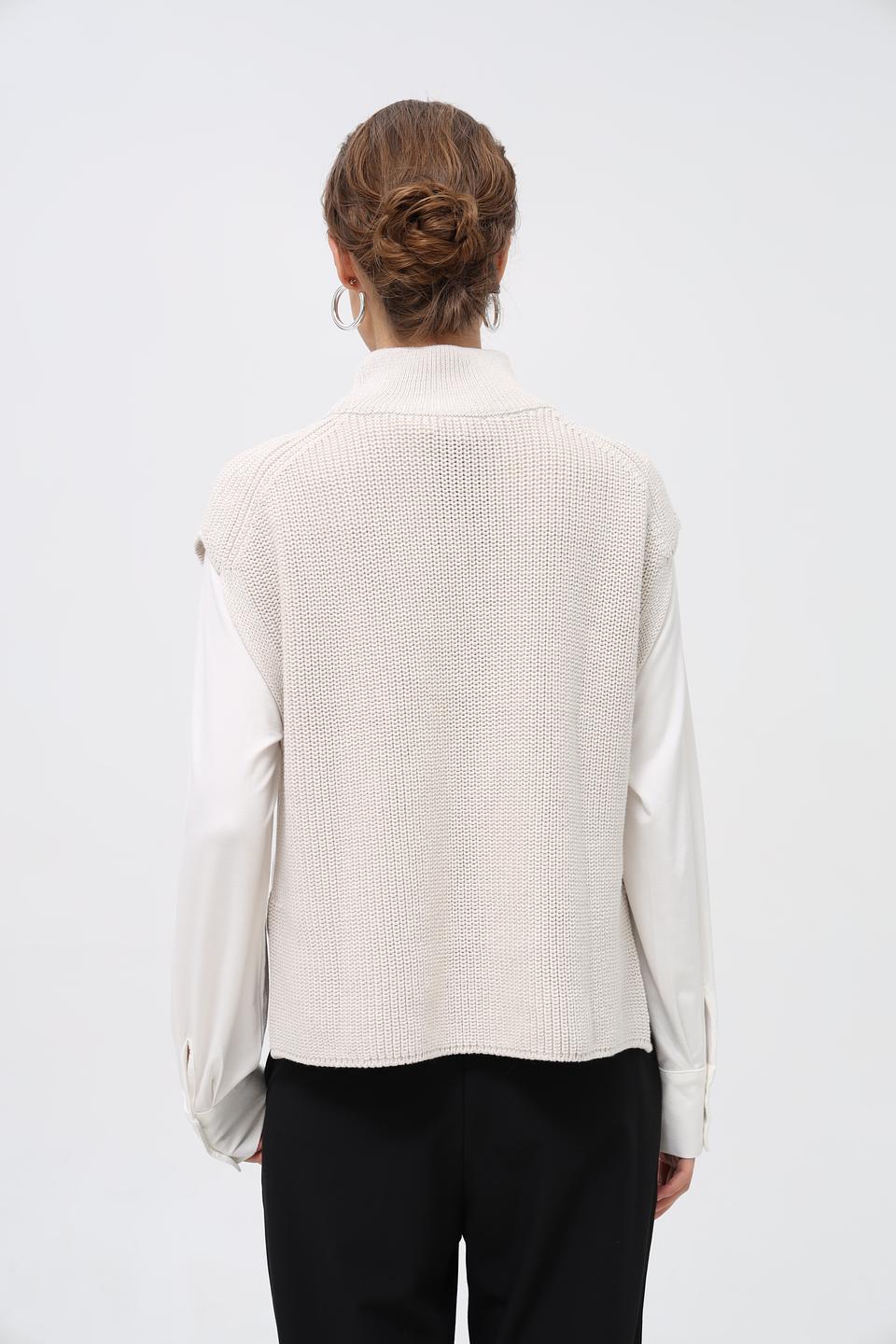 Жилет Monari вязаный бежевый