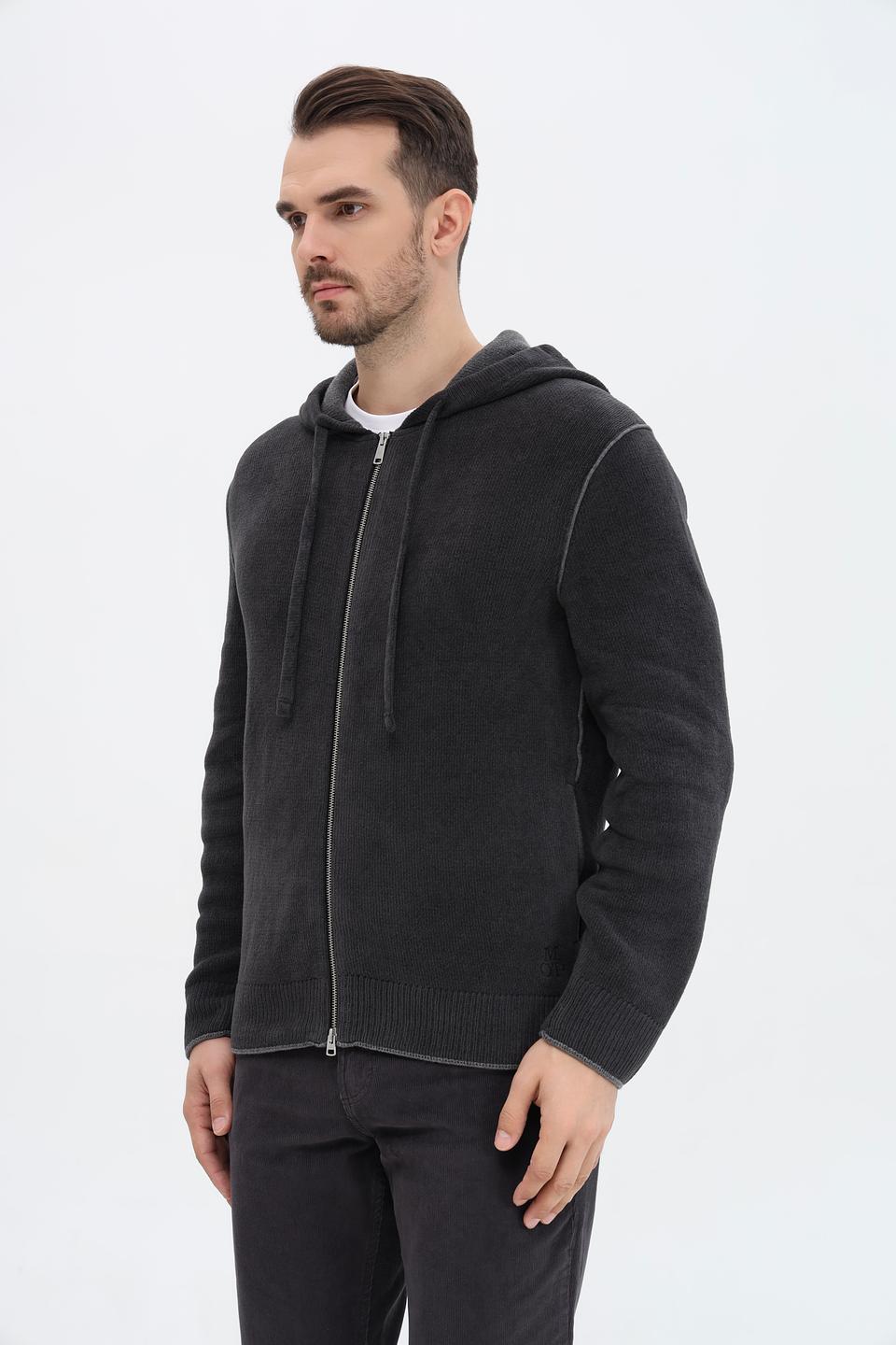 Кардиган Marc O Polo серый с капюшоном