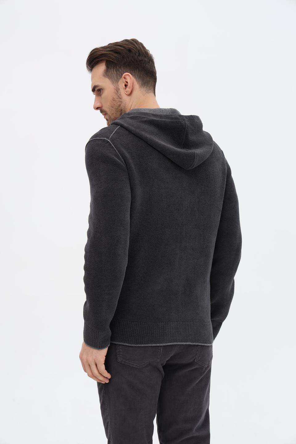 Кардиган Marc O Polo серый с капюшоном